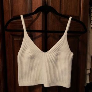 Free people ribbed crop tank